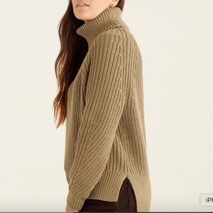 Roots | XL Elora Turtleneck Sweater Olive Green